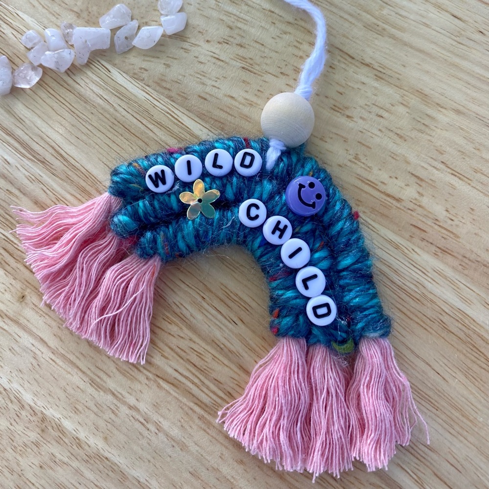 “Wild Child” Rainbow keychain